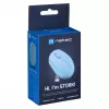 Bezprzewodowa mysz symetryczna NATEC STORK — Bluetooth + USB Type-A, 1600 DPI, 3 przyciski, jasnoniebieska
