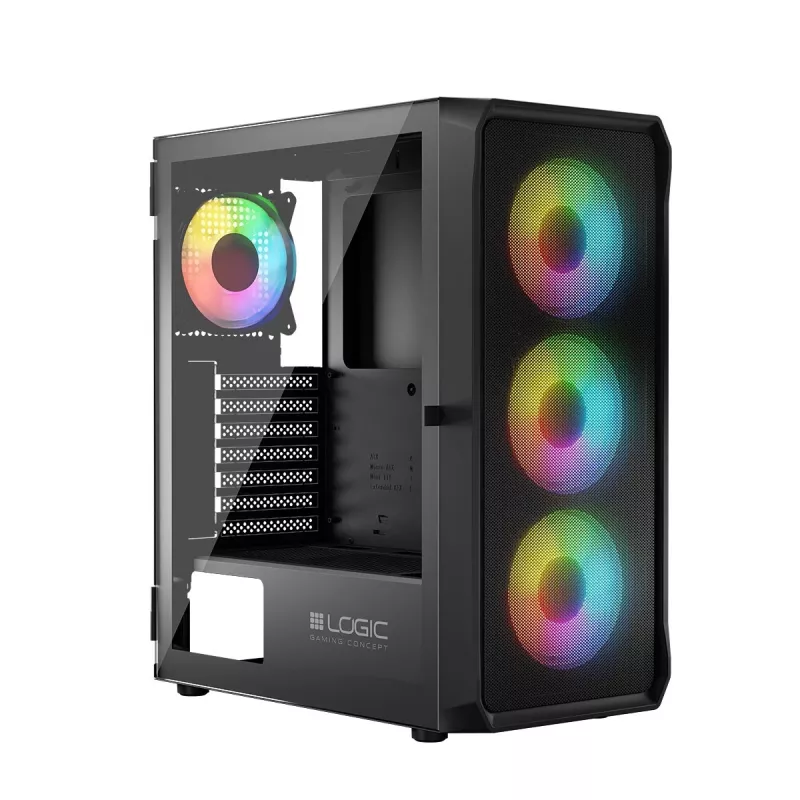 Obudowa komputerowa Logic Concept Portos ARGB ATX Czarna