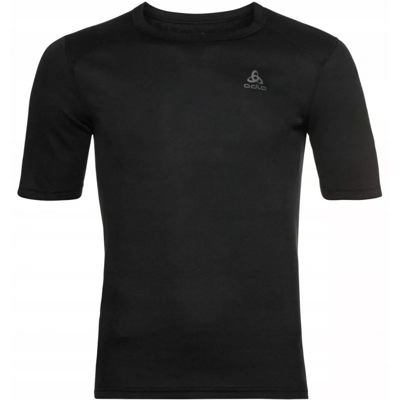 Koszulka męska Odlo BL TOP crew neck s/s ACTIVE WARM ECO, rozmiar M, czarna