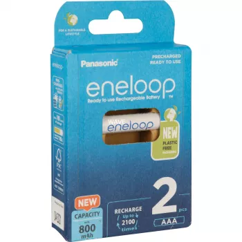 Akumulatory PANASONIC ENELOOP AAA 800 mAh 2 szt. (BK-4MCDE/2CP)