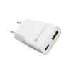 Zasilacz NATEC Ribera NUC-2376 — 1× USB-A, 1× USB-C, wyjście 3 A