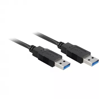 Wentronic Goobay Kabel USB 3.0 SuperSpeed, czarny, 3 m - USB 3.0-Wtyk (Typ A) > USB 3.0-Wtyk (Typ A) (93929)
