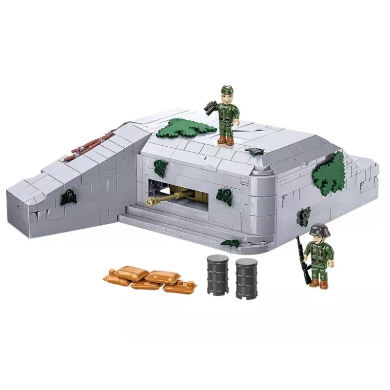 Zestaw konstrukcyjny Cobi German Bunker Regelbau 667/642 model COBI-3136 – szczegółowy zestaw klocków