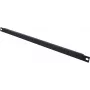 Panel przedni Omnitronic Z-19U Steel Czarny 0.5U — panel przedni do szafy rack 19 cali, stalowy, czarne wykończenie