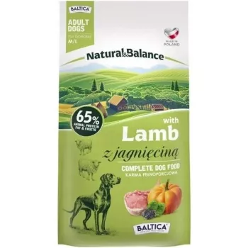 BALTICA Natural & Balance Lamb M/L – sucha karma dla psów – 3 kg