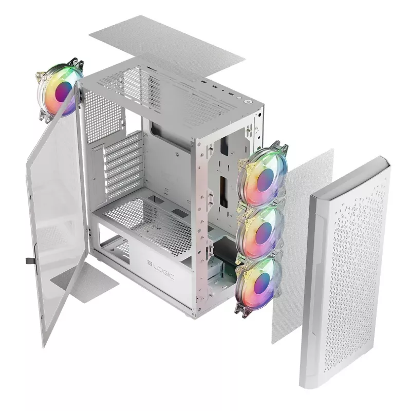 Obudowa Logic ARAMIS ARGB MINIDI USB 3.0 Biała