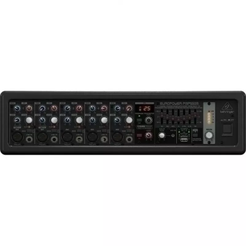 Behringer PMP550M mikser audio 5 kanałów 20 - 20000 Hz Czarny