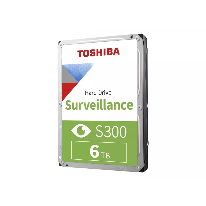 Toshiba S300 Surveillance 3.5 Wewnętrzny dysk twardy SATA 6GB/s - 6TB, 5400RPM