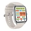 Smartwatch Zeblaze GTS 4 — 1,94 cala (4,93 cm) AMOLED 466×466 px, ekran dotykowy, Wi‑Fi, metalowa obudowa, silikonowy pasek (biały)