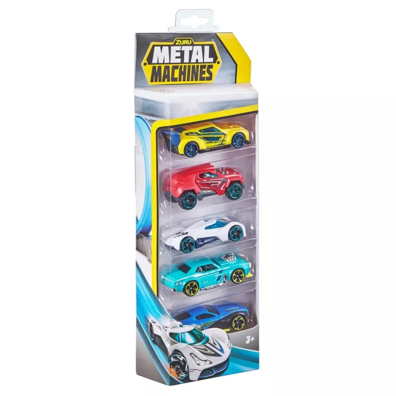 Zuru Metal Machines zestaw 5 samochodzików metalowych 1:64, seria 2, mix wzorów