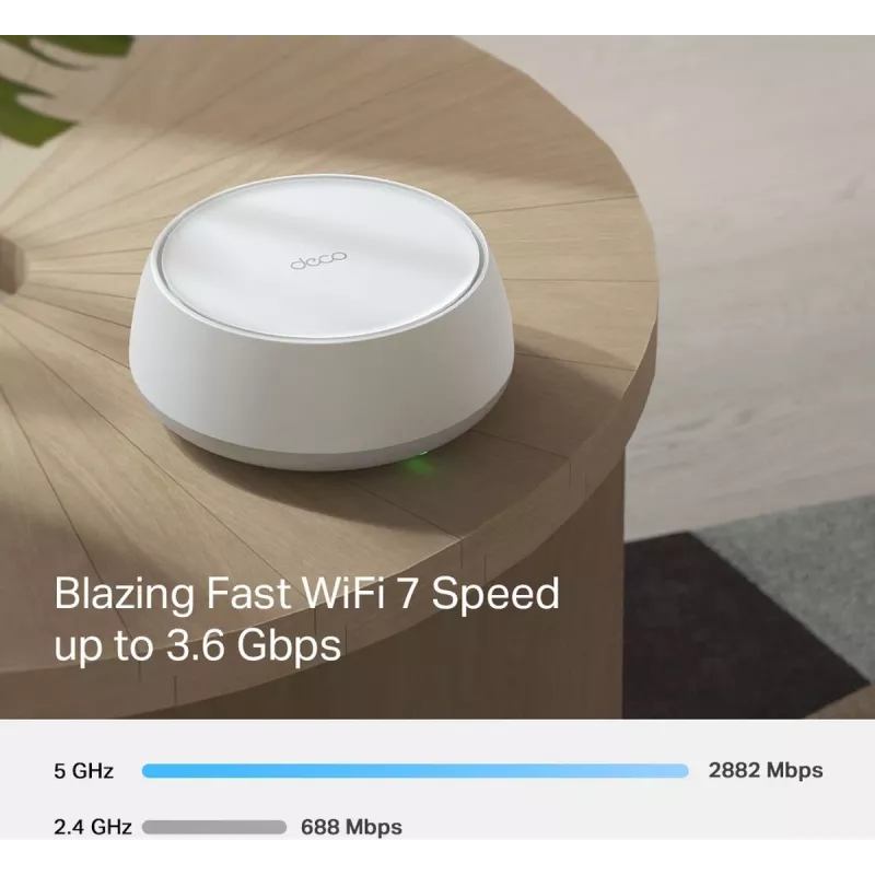 TP-Link Deco BE22 Dwuzakresowy (2,4 GHz / 5 GHz) Wi-Fi 7 (802.11be) Biały 2 sztuki