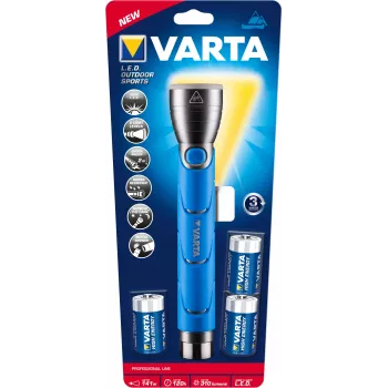 Lampka ręczna Varta 18629101421 czarno-niebieska