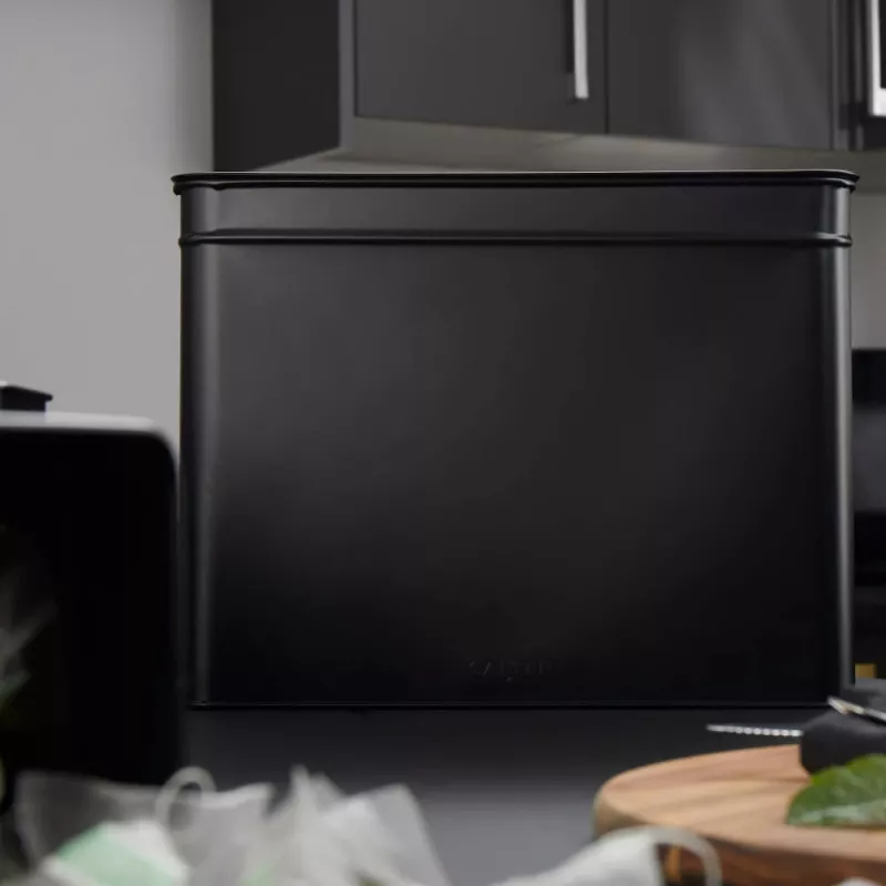Pojemnik na chleb Salter BW124581EU7 Kuro steel design - stalowe przechowywanie pieczywa i wypieków