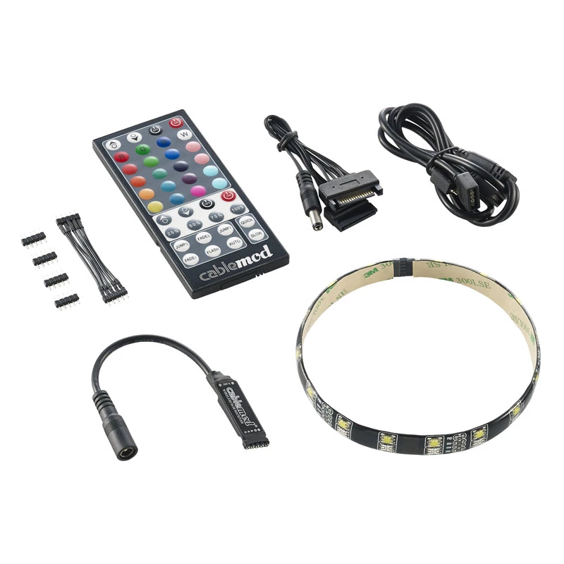 Uniwersalna taśma LED Cablemod CM-LED-30-D30RGBW-RK 300 mm wewnętrzna