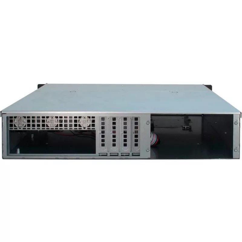 Server Case Inter-Tech 2U 2404L Rack Czarny, szary