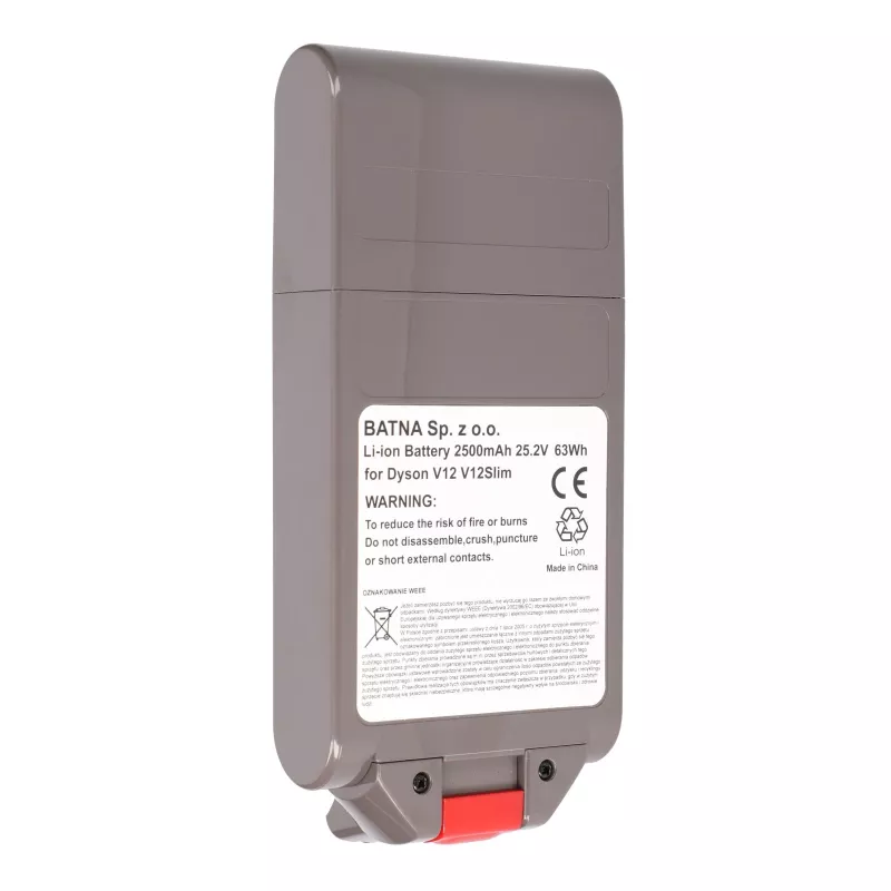 Akumulator do odkurzacza Dyson V12, 25,2 V 2500 mAh