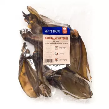 PETMEX gryzak dla psa całe ucho wołowe 10 szt.