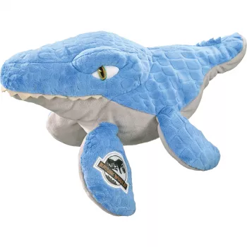 Jurassic World, Mosasaurus, Pluszowa Zabawka Niebieski/Szary, 29 cm