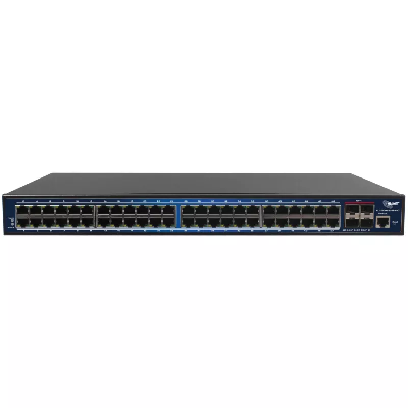 Switch ALLNET ALL-SG8652MJ-10G 48+4P 10G Ethernet zarządzany