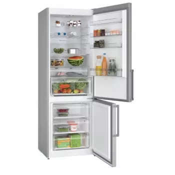 Chłodziarko-zamrażarka Bosch Serie 4 KGN497ICT 440 l C stal nierdzewna