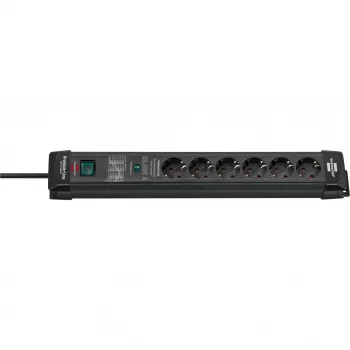 Power Extension Brennenstuhl 1951160400 1.8m 6 AC Outlets Indoor Czarny