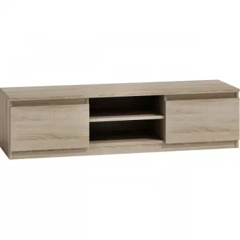 Topeshop RTV140 SONOMA TV stand/entertainment centre 2 shelves