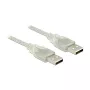 Kabel USB DeLOCK 83888 USB 2.0 1,5 m przezroczysty