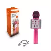 Mikrofon MANTA MIC11-PK Różowy — przewodowy jack 3,5 mm, lekki ręczny