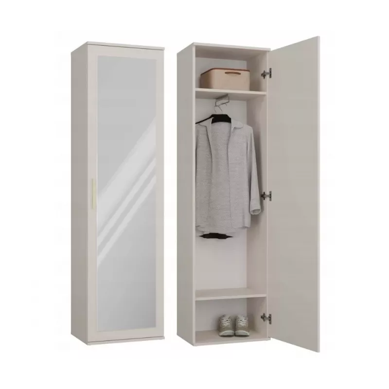 Szafa top e shop DUO KASZMIR BEIGE model M-MP-SZ-DUO-DUO-KASZ (szafa wolnostojąca)