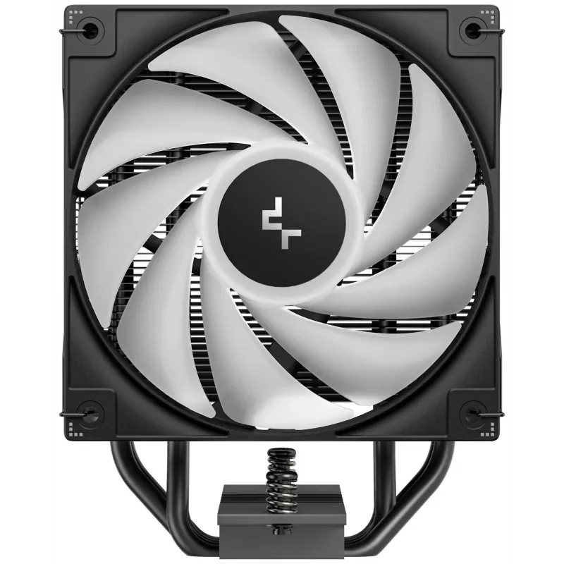 Wentylator DeepCool AG400 BK ARGB V2 120 mm Czarny — 120 mm wentylator chłodzenia procesora z łożyskiem hydraulicznym, obsługa wielu gniazd