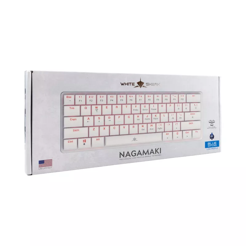White Shark GK-006221 Nagamaki Biało-Mechaniczny-Niebieski.SW