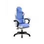 Fotel gamingowy huzaro Force 3.7 niebieski — ergonomiczna konstrukcja, regulowana wysokość