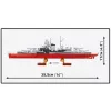 Zestaw konstrukcyjny Cobi pancernik Tirpitz model z 593 elementami, w skali i z funkcjami ekspozycyjnymi