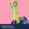 Beldray Dual-Grip klamerki LA035716RPFEU7 zielone/niebieskie - klamerki do prania, konstrukcja z podwójnym uchwytem