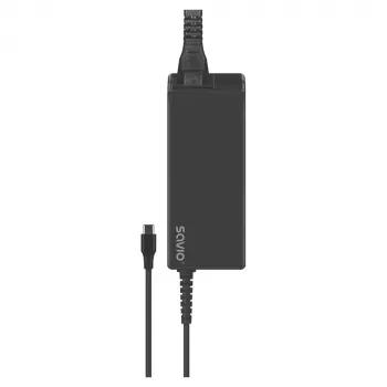 Ładowarka sieciowa SAVIO ZA-01, 65 W USB-C PD 3.0, wejście 100–240 V, jeden port, czarna
