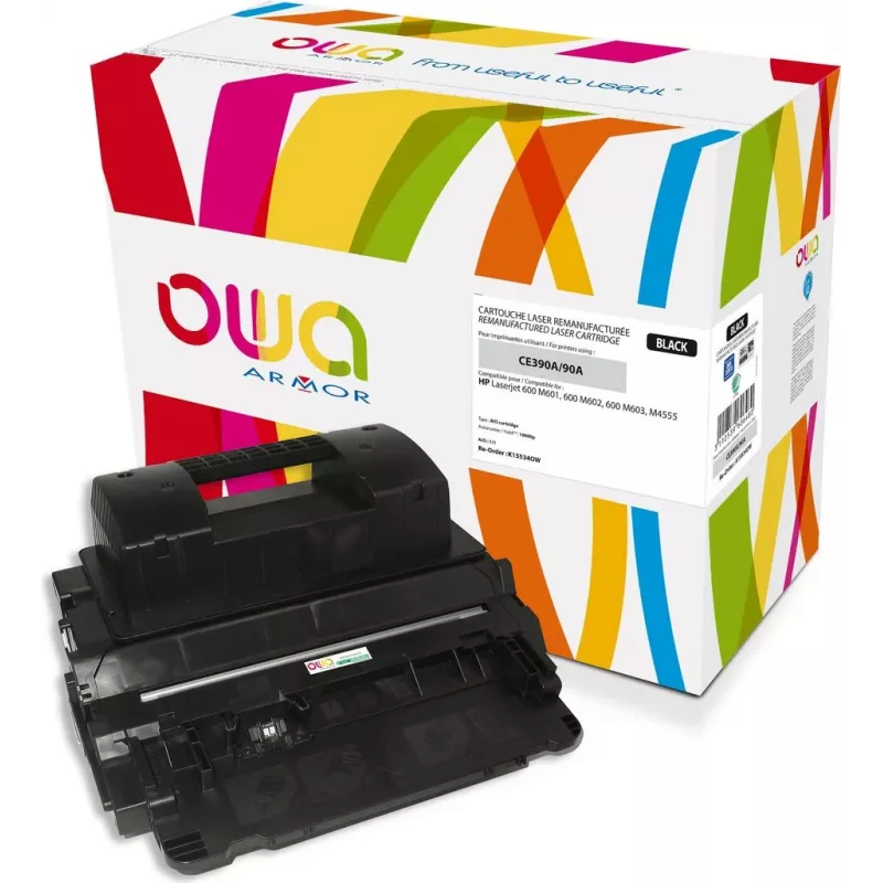 Armor - Schwarz - kompatibel - Tonerpatrone (Alternative zu: HP CE390A) - für HP LaserJet Enterprise 600 M602dn, 600 M602m, 600 M602n, 600 M602x, M455