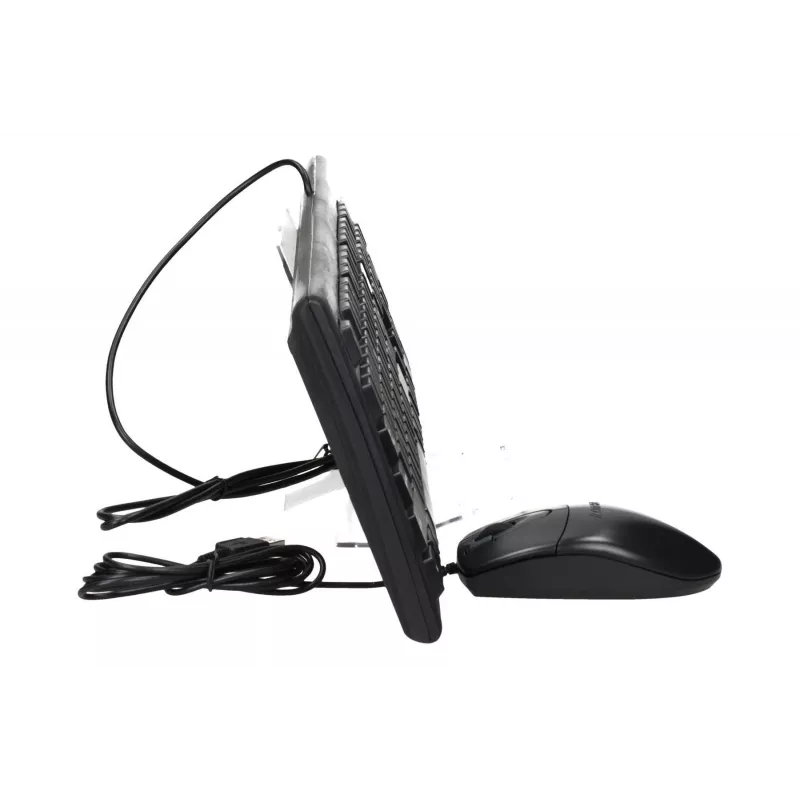 A4Tech KM-72620D - Zestaw klawiatury i myszy - USB - US - Czarny