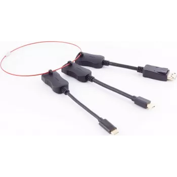 shiverpeaks HDMI-A zestaw przejściówek, Displayport/ mini Displayport/ USB-C wtyk, 4K60Hz (BS10-01020)