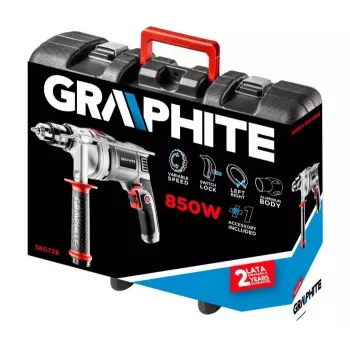 Wiertarka pistoletowa GRAPHITE 58G728, 3000 obr./min, uchwyt kluczykowy, 1,3 cm