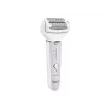 Epilator Panasonic ES-EY30A — 60 pęset, 3 prędkości, Wet & Dry, zasilany bateriami, biały/fioletowy