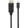Kabel połączeniowy Renkforce Mini-DisplayPort / DisplayPort 2,00 m Złote styki wtyków Czarny [1x wtyk Mini-DisplayPort - 1x wtyk DisplayPort] (RF-4538176)
