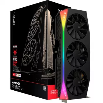 Karta graficzna XFX Radeon RX 9070 XT 16 GB GDDR6, 256-bit, PCIe x16, 3 wentylatory, HDMI 1 / DP 3