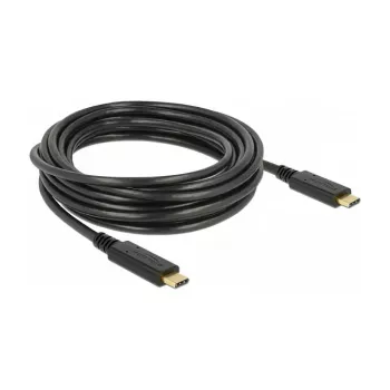 Kabel USB DeLOCK 85206 USB 2.0 4 m USB C Czarny