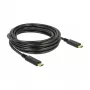 Kabel USB DeLOCK 85206 USB 2.0 4 m USB C Czarny