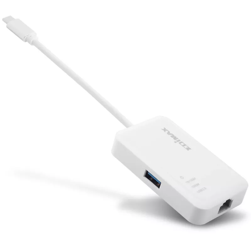 Edimax EU-4308 stacja dokująca/replikator portów do laptopa USB 3.2 Gen 1 (3.1 Gen 1) Typu-C Biała
