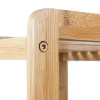 Greenniebieski Bamboo Bathroom Cabinet, 370x330x780mm, 3 Shelves, GB321