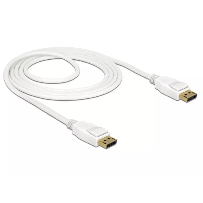 Kabel DisplayPort DeLOCK 85509 1,5 m biały
