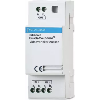 Dystrybutor wideo Busch-Jaeger 2CKA008300A0043, wymiary 36×65×90 mm