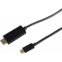 Kabel wideo adapter ShiverPeaks BS10-57045 3m USB Type-C HDMI czarny