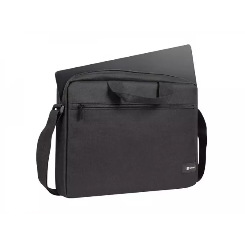 Aktówka NATEC Wallaroo 39,6 cm (15,6 cala) — Aktówka na laptopa z poliestru, pasuje do ekranów 15,6 cala, czarna